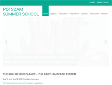 Tablet Screenshot of potsdam-summer-school.org